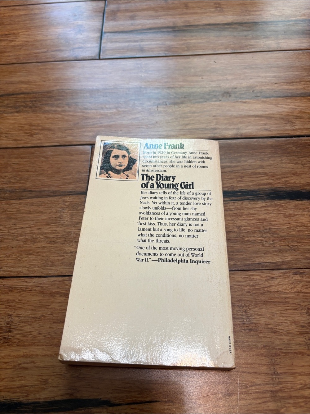 Anne Frank The Diary of a Young Girl Paperback Book - Picture 3 of 7